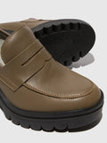 Fly London TOKY leather shoes TAUPE