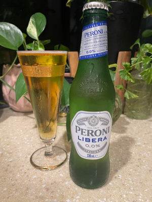 Peroni 0% beer