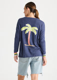 Island tie sweater