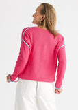 Drawstring V neck top