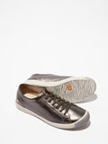 Softinos ISLA lace up leather sneaker GRAPHITE