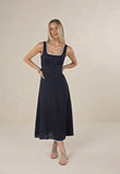 Humidity Tallulah contrast midi dress