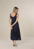 Humidity Tallulah contrast midi dress