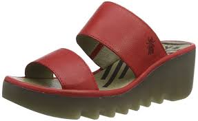 Fly London BESY wedge sandals RED were $209