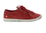 Softinos ISLA lace up leather sneaker RED were $199