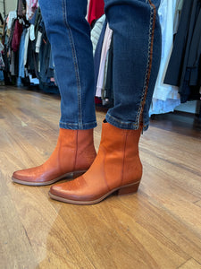 FELMINI ankle boots with back zip WERE $289
