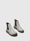 Fly London SALV Pull on leather ankle boot CLOUD were $269