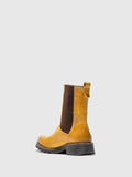 Fly London REIN leather ankle boots YELLOW were $279