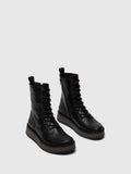 Fly London RAMI leather ankle boots BLACK